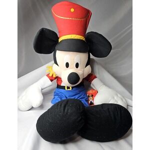 2002 DISNEY NUTCRACKER Mickey Holiday Plush 31" Store Exclusive w\Tags Toy